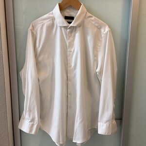 ck Calvin Klein White Dress Shirt